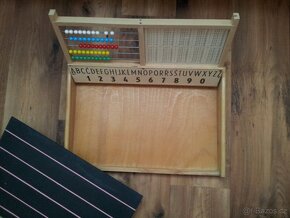 Retro dětské počítadlo - krabicová tabule - 5