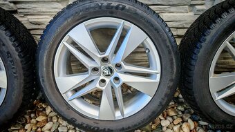 Rezervace, sada Alu kol Škoda Markab R17 včetně pneumatik - 5