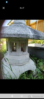 Zahradni dekorace japonske lampy beton i jednotlive - 5