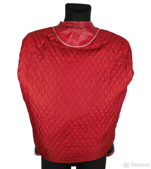 Kožená pánská zateplená barevná bunda ANGELO vel. L - 5