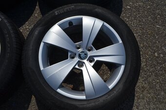 Š.Superb III, VW Passat B8- NOVÝ letní Alu komplet 215/55R17 - 5