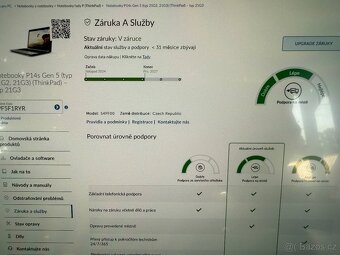 Nový notebook LENOVO P14s gen5,Ultra7, 32GB DDR5,SSD 512 GB - 5