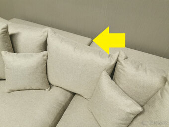 Nové bigsofa LIONORE krémové - 5