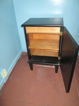 Noční stolek - černý - 5
