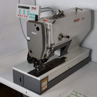 Automatický šicí stroj – PFAFF 3119-dírkovačka-šití knoflíko - 5