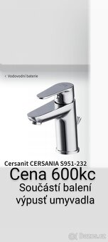 Koupelnová skříňka s umyvadlem ořech - 5