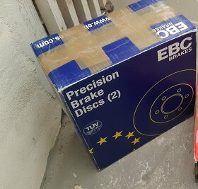Prodám nové zadní brzdové kotouče EBC - 5