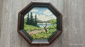 Starožitné vyšívané obrázky - 5