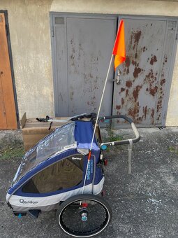 kočárek/vozík za kolo, na brusle, běh - 5