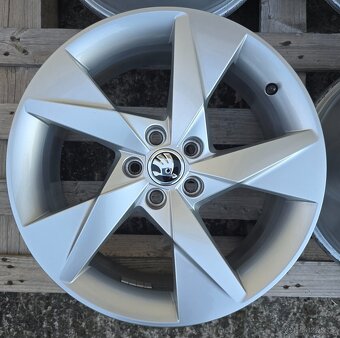 ORIGINÁL ŠKODA HLINÍKOVÉ DISKY 5x100 R17 - 5