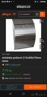 Nová nerezová poštovní schránka - 5
