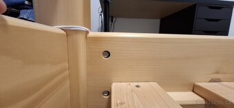2x postel zn. Domestav z masivu 90x200 s roštem - 5