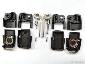 Klíč Škoda Volkswagen Seat 2 / 3 tlačítka.  Cena za 1 kus = - 5