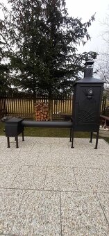 Zahradní udírna plechová-kovová - 5