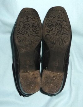 Kožené kotníkové boty, vel. 41,5, zn. Gabor - 5