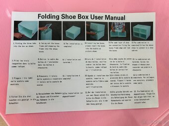 Organizér na boty s dvířkami 20-24ks - různé druhy - 5