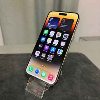 iPhone 14 Pro Max 256GB zlatý, rok záruka - 5