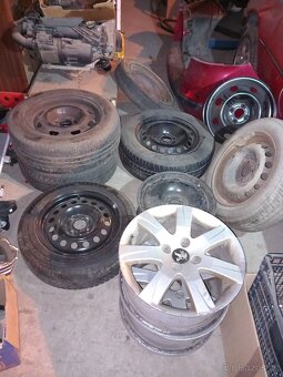 Disky,pneu kola,Peugeot,Citroen - 5