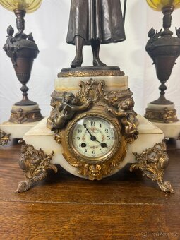 Starožitné figurální hodiny (135055) - 5