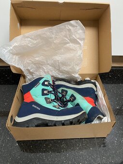 DĚTSKÉ TURISTICKÉ NEPROMOKAVÉ VYSOKÉ BOTY - 5