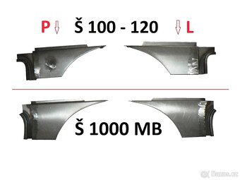 Plech pod motor Škoda 1000 MB - 100 - 110R - 5