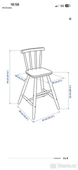 Dětská židle Ikea - 5