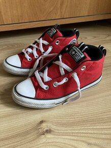 Červené boty Converse vel. 32 - 5