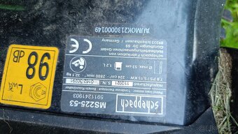 Benzínová sekačka Scheppach MS225-53 s pojezdem - 5