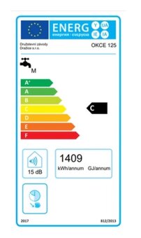Ohřívač elektrický zásobníkový Dražice OKCE 125 - 5