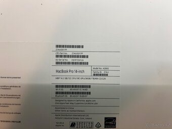 Apple MacBook Pro 14" M3 Pro 12C CPU, 18C GPU, 36GB RAM, 1T - 5