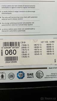Sněhové řetězy König CS-9 rozměr 60 - 5