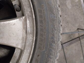 205/55/16 zimní alu sada 5x100 octavia golf - 5