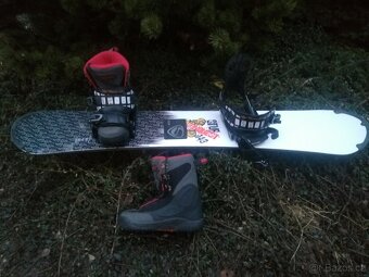 snowboard 143 + boty 43 - 5
