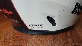 LEVNE 2x helma na moto, skutr Uvex vel. S a IXS vel. XL - 5