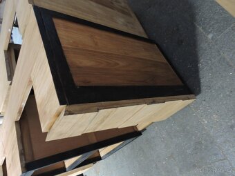 Teaková koupelnová skříň - 5