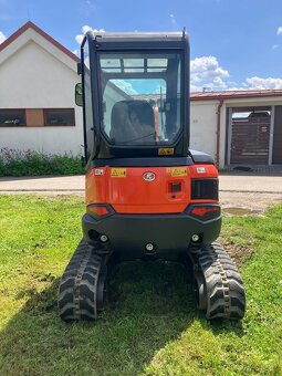 Prodám minibagr Kubota U27 s nulovým přesahem zádě - 5