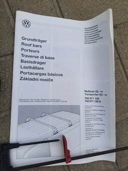 Příčníky, střešní nosič VW T5, T6, T6.1 - 5