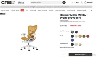 Kancelářská židle Herman MIller Mirra 2 - 5