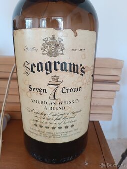 Stylová stolní lampa láhev whisky dovoz USA One gallon TOP - 5