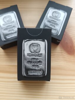 Stříbrný Slitek 100g čistého stříbra Germania Mint - 5