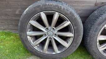 Alu kola 5x112 r 17 VW Passat b8 a letní pneu 215/55/17 - 5
