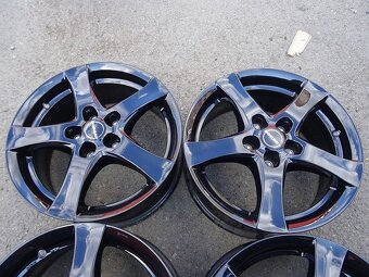 Alu disky černé Borbet, 16", 5x112, ET 38, šířka 6,5J - 5