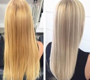 Stříbrné  MASKY NA VLASY. VÝHODNÉ BALENÍ: 1000 ml  - 5