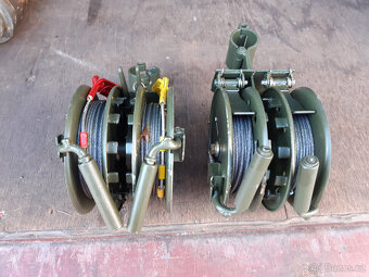 Ocelová lanka s kladkou k napnutí antény - 5