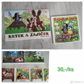 Chodící stékající pejsek, kostky, puzzle, leporelo, krtek - 5