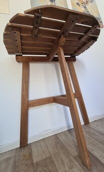 Nástěnný stůl, venkovní, skládací,  70x44 cm - 5