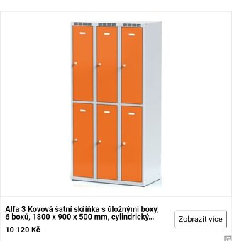 Plechové šatní skříně - 5