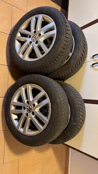 Prodám alu kola 5x112, 6,5Jx16, ET50, zimní sada - 5