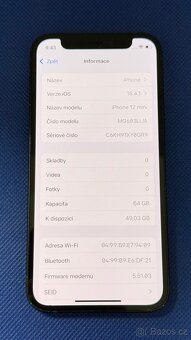 iPhone 12 mini 64GB Black - 5