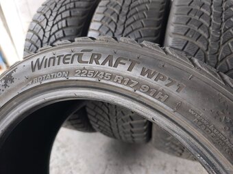 225/45 r17 zimní pneumatiky Kumho 6,5-7mm - 5